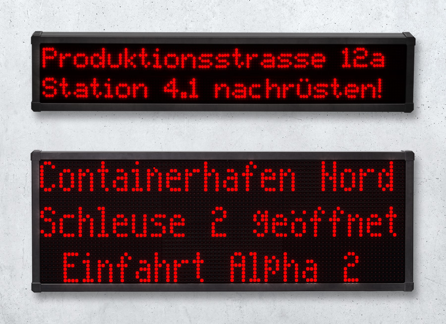LED tekst-displays